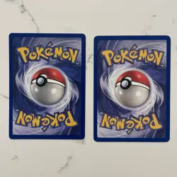 Pokemon TCG Rainbow Energy & Double Colorless Trainer 1999 Collector’s Cards NM - Image 2