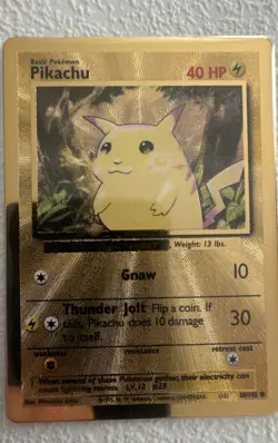 Pikachu - (Celebrations Metal Card) 058/102 Miscellaneous Cards & Products Holo - Image 1