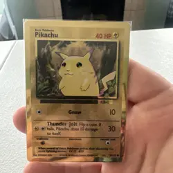 Pikachu - (Celebrations Metal Card) 058/102 Miscellaneous Cards & Products Holo - Image 3