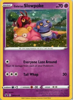 Galarian Slowpoke Holo Promo SWSH: Sword & Shield Promo Cards SWSH126 NM - Image 1