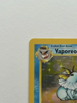 Vaporeon 12/64 Holo Rare Jungle Unlimited Pokemon WOTC Vintage Near Mint - Image 3