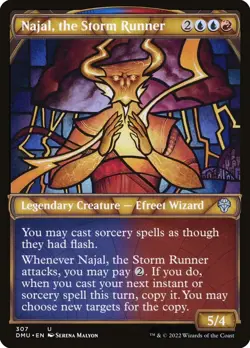 Najal, the Storm Runner (Showcase) - Dominaria United (DMU) (Foil) - Image 1