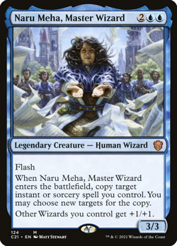 Naru Meha, Master Wizard - Commander 2021 (C21) - Image 1
