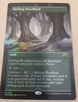 Shifting Woodland - Foil (Borderless) Modern Horizons 3 - Mtg - Image 1