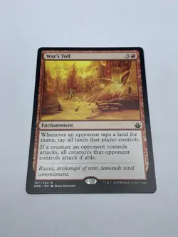 War's Toll - Battlebond - Rare - MTG - Magic the Gathering - Image 2