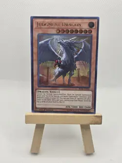 Yu-Gi-Oh! Judgment Dragon BLLR-EN041 Ultra Rare 1st Edition Light Play - Image 1
