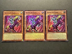 3x Heart Of Gaia | MZMU-EN033 | Super Rares | NM | 1st Edition | YuGiOh! - Image 1