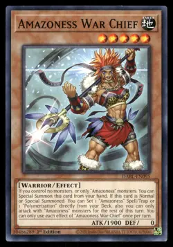 Yugioh Amazoness War Chief DABL-EN095 Common 1st Edition NM - Image 1