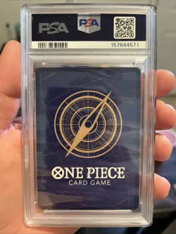 2025 One Piece OP13 Wanted Alternate Art #119 Portgas D Ace PSA 10 (ERROR) - Image 2