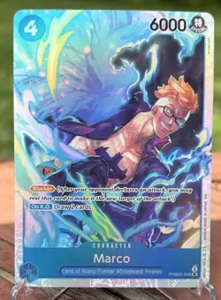 One Piece PRB02-008 Marco SR Premium Booster -The Best- Vol. 2 Foil English NM - Image 1