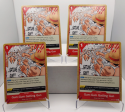 Gum-Gum Gatling Gun Playset - OP13-021 x4 - Carrying On His Will - One Piece TCG - Image 1