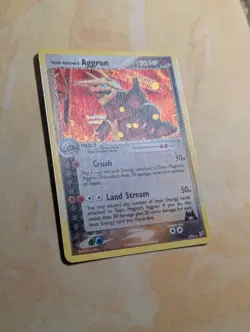 Team Magma's Aggron 7/95 Team Magma vs Team Aqua Holo Pokemon Card Game TCG ✨ - Image 4
