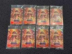 8x Monkey.D.Luffy ST10-006 SR Treasure Booster Set Promo One Piece TCG SEALED - Image 1