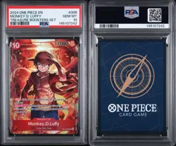 2024 ONE PIECE PROMOS TREASURE BOOSTERS SET #006 MONKEY D. LUFFY PSA 10 - Image 3