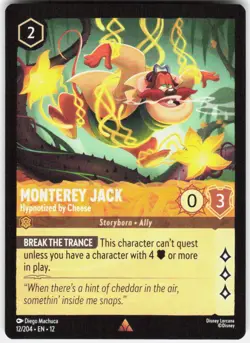 Monterey Jack Hypnotized by Cheese 12/204 Wilds Unknown Disney Lorcana - Image 1