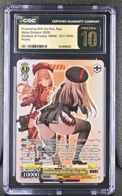 CGC Pristine 10 2025 Weiss English NIKKE Proceeding With the Plan, Rapi PR Promo - Image 1