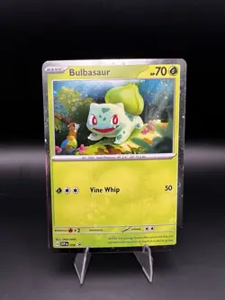 Bulbasaur 046 **SWIRL** Cosmos Holo Rare Black Star Promo Pokemon TCG NM/M - Image 1