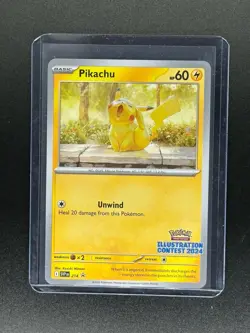 Pokemon Pikachu 214 2024 Illustration Contest Black Star Promo SVP - Image 3