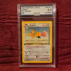 1999 Pokemon Jungle Dodrio 1st Edition #34/64 AGS 8.5 NM-MT+ Vintage WOTC - Image 1