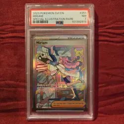 2023 Pokemon Scarlet Violet Miriam #251/198 PSA 7 NM Special Illustration Rare - Image 1