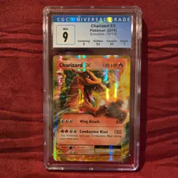 2016 Pokemon XY Evolutions Charizard EX Holo #12/108 CGC 9 Mint - Image 1