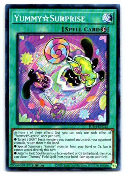 Yugioh YummySurprise Super Rare Justice Hunters JUSH-EN025 - Image 1