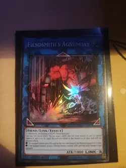 Yugioh! Fiendsmith's Agnumday - ROTA-EN045 - Super Rare - 1st Edition Near Mint, - Image 1