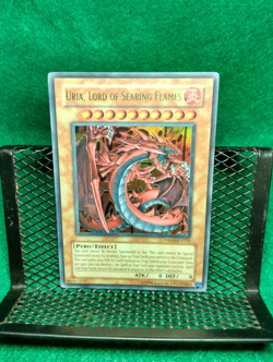 Yugioh! - Uria, Lord of Searing Flames - DR04-EN121 - Ultra Rare - NEAR MINT! - Image 1