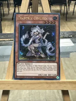 Yugioh *Traptrix Genlisea Ultra Rare X1* (LP) Limited Lost Art LART-EN056 - Image 1