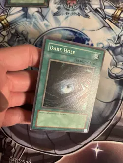 (40) Yu-Gi-Oh Card YUGIOH DARK HOLE SUPER RARE LOB-052 Unlimited LP/MP - Image 3