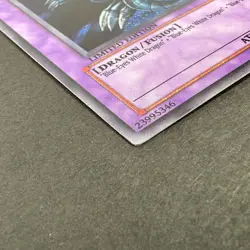 Yugioh Blue-Eyes Ultimate Dragon RP01-EN000 Secret Rare 1996 Original NM - Image 2