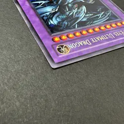 Yugioh Blue-Eyes Ultimate Dragon RP01-EN000 Secret Rare 1996 Original NM - Image 4