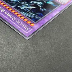 Yugioh Blue-Eyes Ultimate Dragon RP01-EN000 Secret Rare 1996 Original NM - Image 5