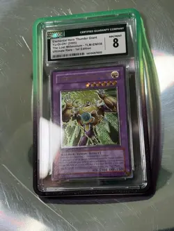 Yugioh Elemental Hero Thunder Giant TLM-EN036 1st Edition Ultimate Euro CGC 8 NM - Image 3