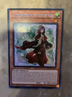 Yugioh! TCG- Lo, the Prayers of the Voiceless Voice -Prismatic Secret MP25-EN052 - Image 1