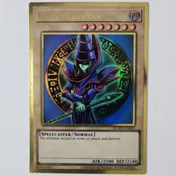 Dark Magician - MGED-EN002- LP - Premium Gold Rare - Unlimited - Yugioh - Image 1