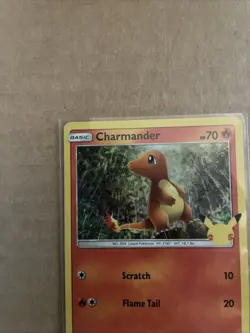 Pokemon Charmander 9/25 HOLO 25th Anniversary Mcdonalds Promo 2021 Card - Image 2