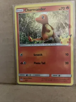 Pokemon Charmander 9/25 HOLO 25th Anniversary Mcdonalds Promo 2021 Card - Image 4