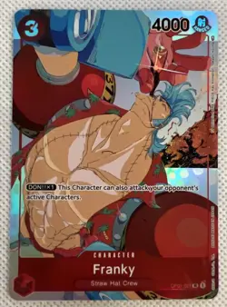 Franky OP01-021 Gift Collection 2023 Alt Art Holo Foil Rare One Piece Card - NM - Image 1