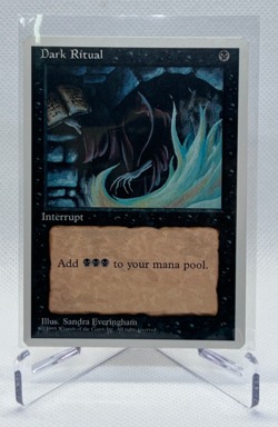 MTG - Dark Ritual - 4th Edition - Regular Common Card - LP - Image 1