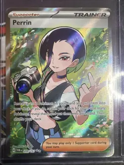 Pokemon TCG Perrin Card Twilight Masquerade Full Art Ultra Rare 209/167 - Image 1
