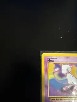 Vintage Mew Black Star Promo Pokemon Card WOTC 1999 Movie Promo #8 LP-FREE GIFT! - Image 3