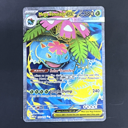 Mega Venusaur EX 155/132 Mega Evolution ENGLISH Pokemon TCG Card NM Ultra Rare - Image 1