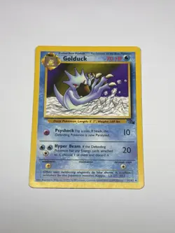 Vintage Pokemon Card TCG Golduck 35/62 Fossil Regular WoTC Uncommon LP/MP - Image 1