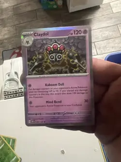 Claydol 95/197 Obsidian Flames Rare Holo Pokemon Card 2023 TCG NM In A Toploader - Image 4