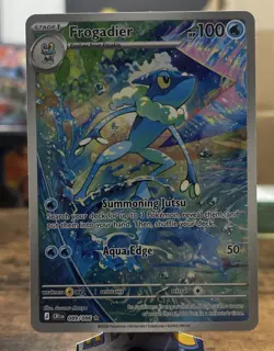 Pokemon TCG Chaos Rising Frogadier 089/086 Illustration Rare - NM - Image 1