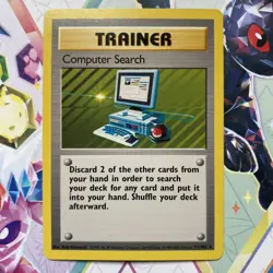 Pokemon TCG - COMPUTER SEARCH - #71 - RARE - UNLIMITED - BASE SET (1999) - NM - Image 1