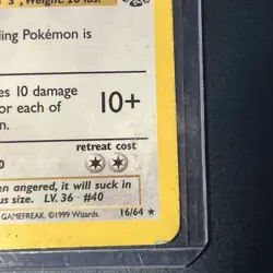 Pokemon Card - 1st Edition Wigglytuff Jungle 16/64 Holo Rare - Image 5