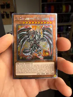 Red-Eyes Darkness Metal Dragon RA03-EN212 Platinum Secret Rare Near Mint Yugioh! - Image 1