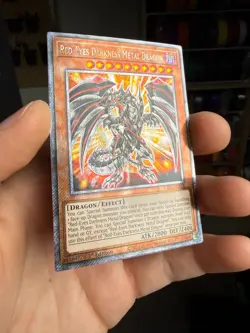 Red-Eyes Darkness Metal Dragon RA03-EN212 Platinum Secret Rare Near Mint Yugioh! - Image 2